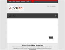 Tablet Screenshot of jahcon.com.au